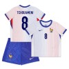 Conjunto (Camiseta+Pantalón Corto) Francia Tchouameni 8 Segunda Equipación Euro 2024 - Niño